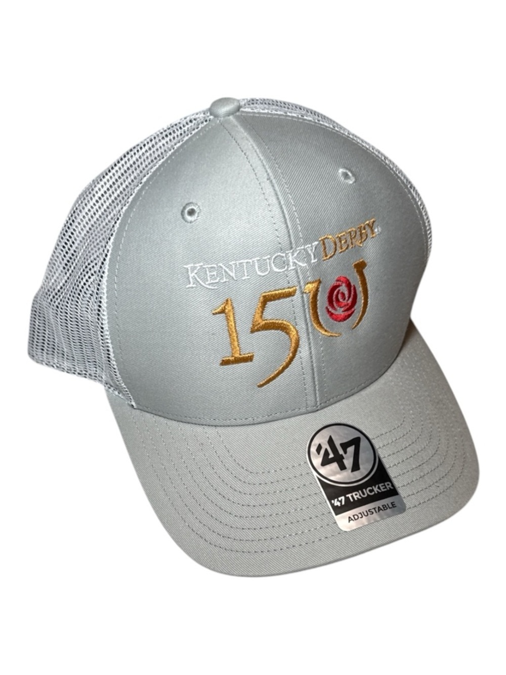 NEW! '47 Kentucky Derby 150 Trucker Hat Gray OS